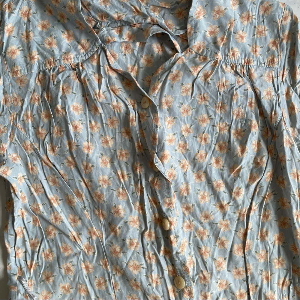 EASTEX 1970’s Stunning vintage floral summer midi dress 12/14 - Picture 10 of 11